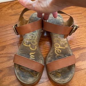 Sam Edelman brown leather sandals 👡